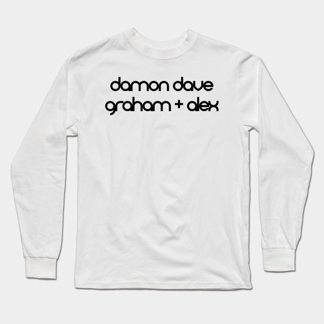 Damon Dave Graham &amp; Alex Long Sleeve T-Shirt by DAFTFISH